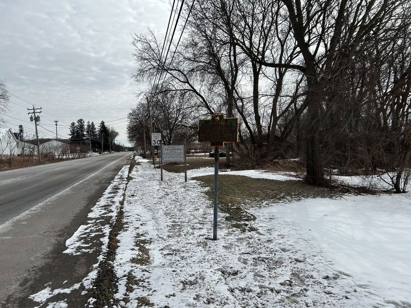Caledonia Marker. Click for full size. Caledonia Marker image. Click for full size.