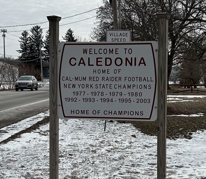Caledonia Marker. Click for full size. Caledonia Marker image. Click for full size.