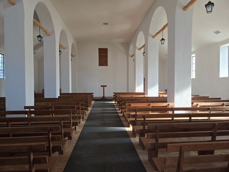 Replica Church at Ciabas interior. Click for full size. Replica Church at Ciabas interior image. Click for full size.