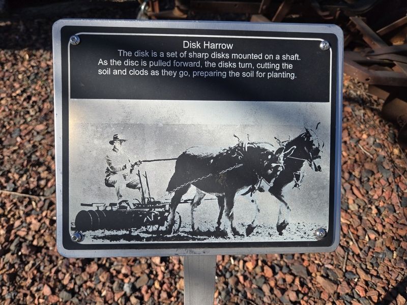 Disk Harrow Marker. Click for full size. Disk Harrow Marker image. Click for full size.