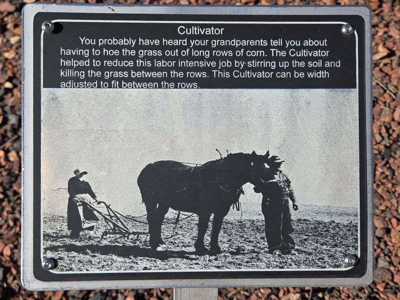 Cultivator Marker. Click for full size. Cultivator Marker image. Click for full size.