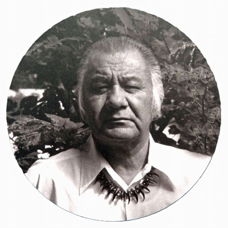 Marker detail: George Morrison image. Click for full size.