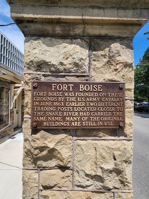 Fort Boise Marker image. Click for full size.