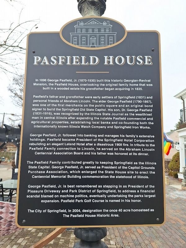 Pasfield House Marker image. Click for full size.