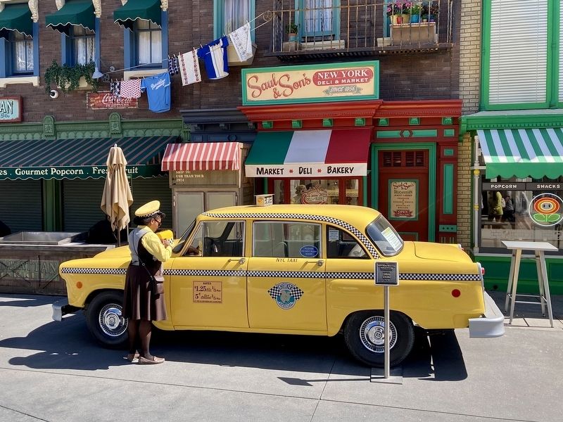 New York Checker Cab and Markers. Click for full size. New York Checker Cab and Markers image. Click for full size.