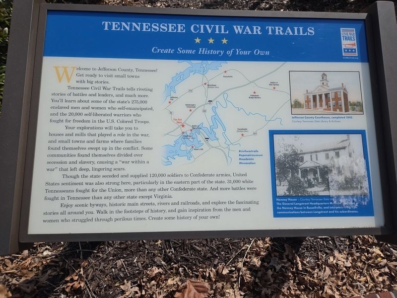 Tennessee Civil War Trails Marker image. Click for full size.