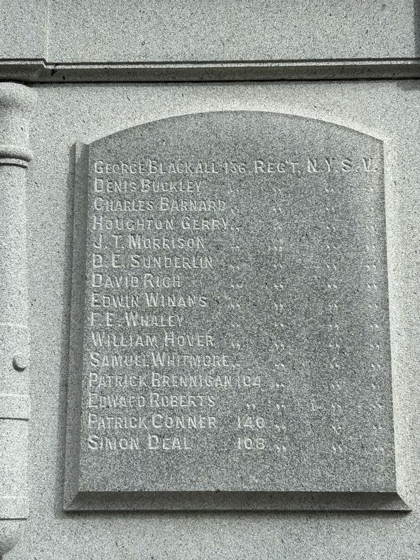 Town of Avon Civil War Memorial. Click for full size. Town of Avon Civil War Memorial image. Click for full size.