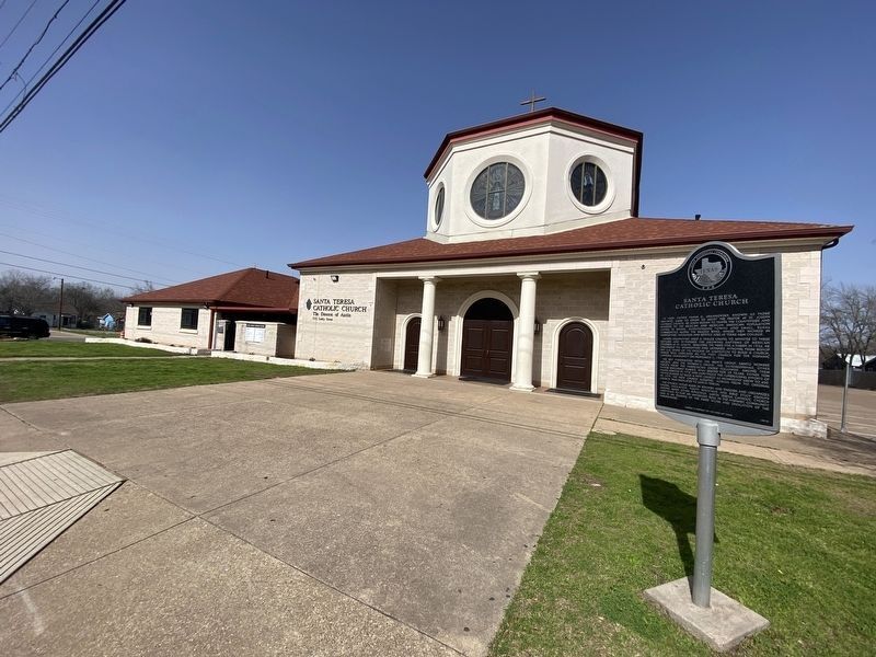 Santa Teresa Catholic Church Marker. Click for full size. Santa Teresa Catholic Church Marker image. Click for full size.