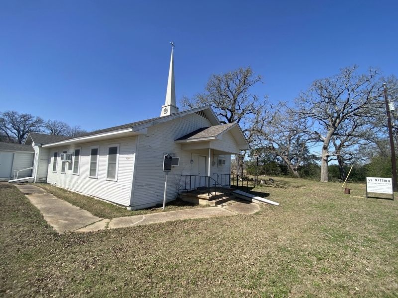 St. Matthew Missionary Baptist Church Marker image. Click for full size.