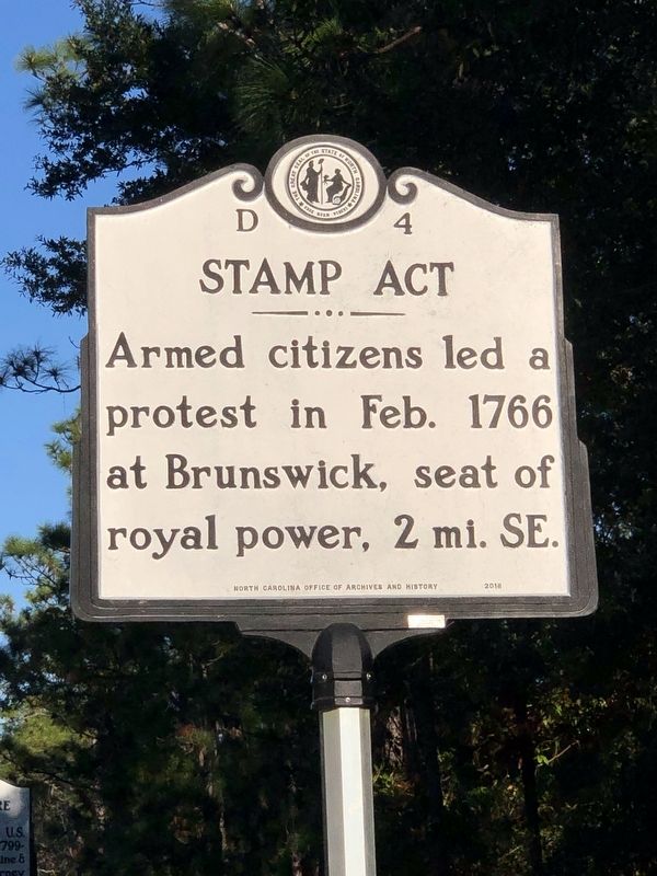 Stamp Act Marker image. Click for full size.