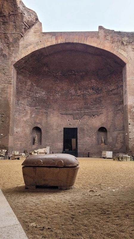 A section of the Baths of Diocletian image. Click for full size.