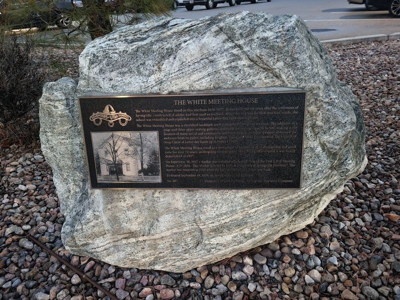 The White Meeting House Marker image. Click for full size.