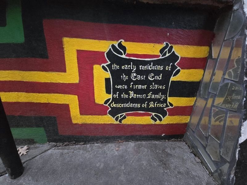 Triangle Park Mural, Right side image. Click for full size.