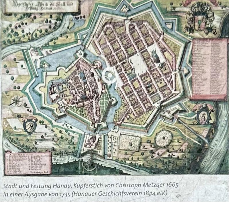 Marker inset map - Bird’s-eye view of the city and fortress. Click for full size. Marker inset map - Bird’s-eye view of the city and fortress image. Click for full size.