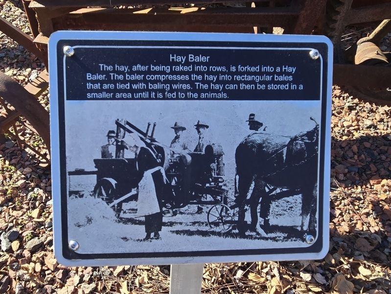 Hay Baler Marker image. Click for full size.