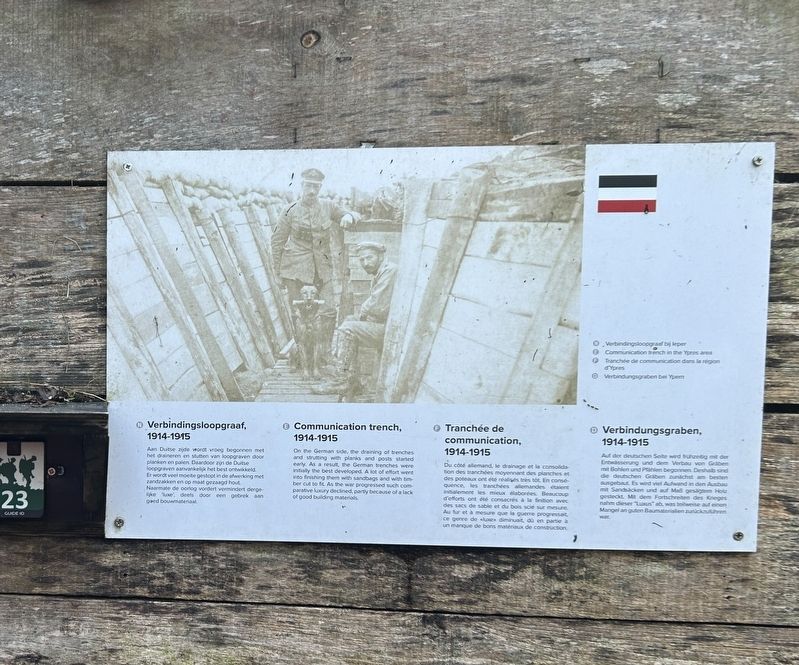 Communication Trench Marker image. Click for full size.