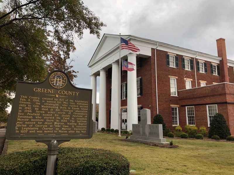 Greene County Marker image. Click for full size.