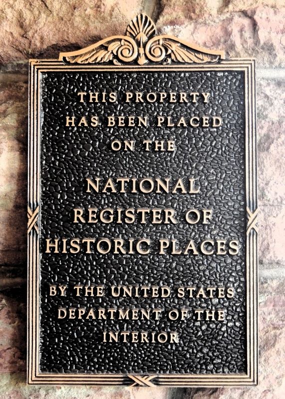 Ticknor Hall Marker. Click for full size. Ticknor Hall Marker image. Click for full size.