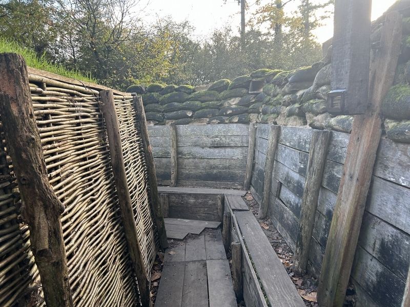 Model of German Fire Trench. Click for full size. Model of German Fire Trench image. Click for full size.