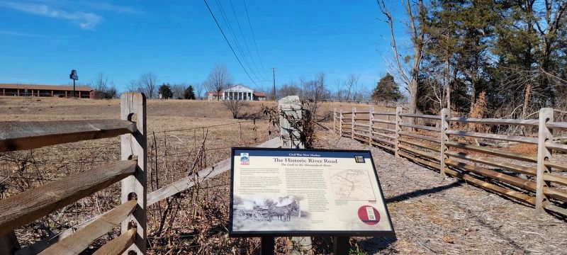 The Historic River Road Marker image. Click for full size.