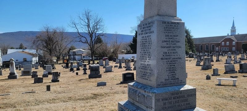 Reverse Side of the Memorial image. Click for full size.