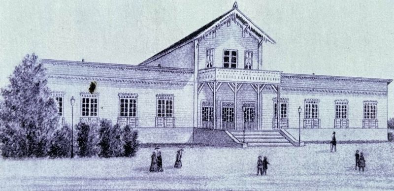 Marker illustration: the Bad Nauheim Casino (no longer extant) image. Click for full size.