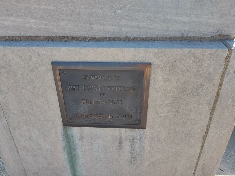 Pike County Foreign Wars Veterans Memorial Marker image. Click for full size.