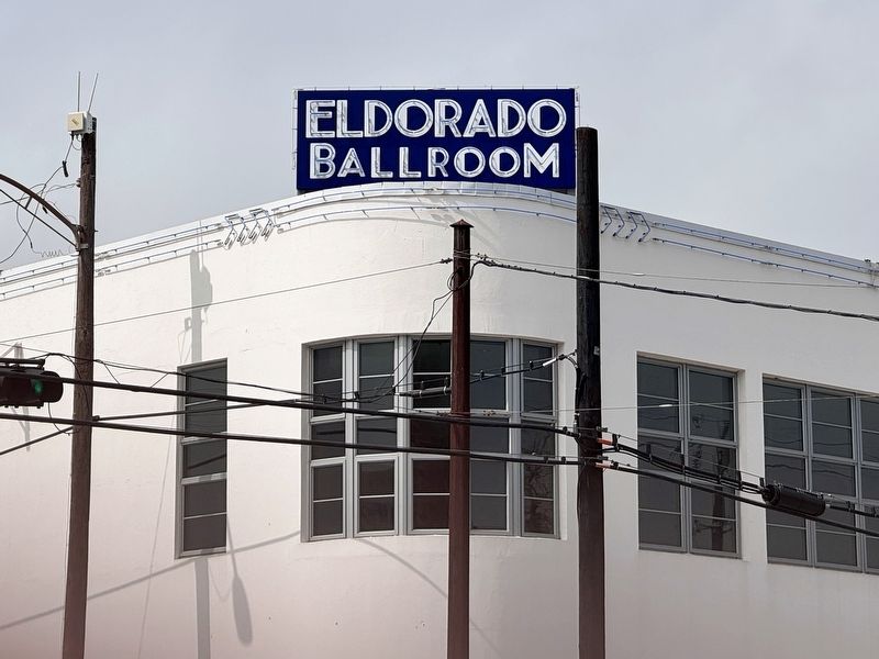 Eldorado Ballroom Sign and Details image. Click for full size.