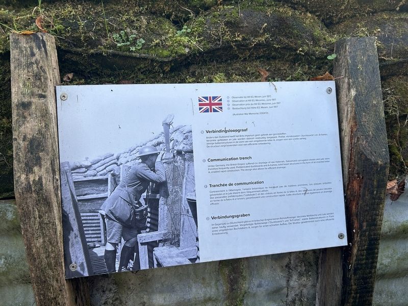 Communication Trench Marker image. Click for full size.