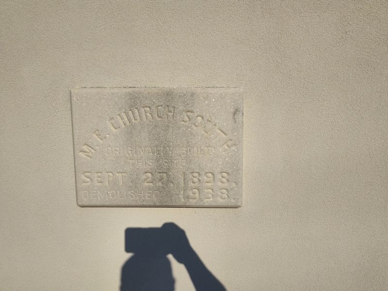 M.E. Church South Marker image. Click for full size.