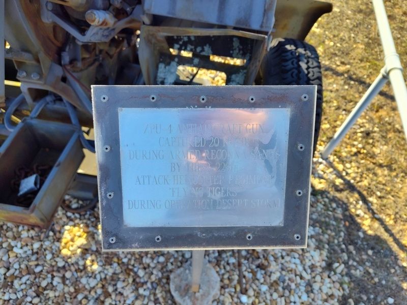 ZPU-4 Antiaircraft Gun Marker image. Click for full size.
