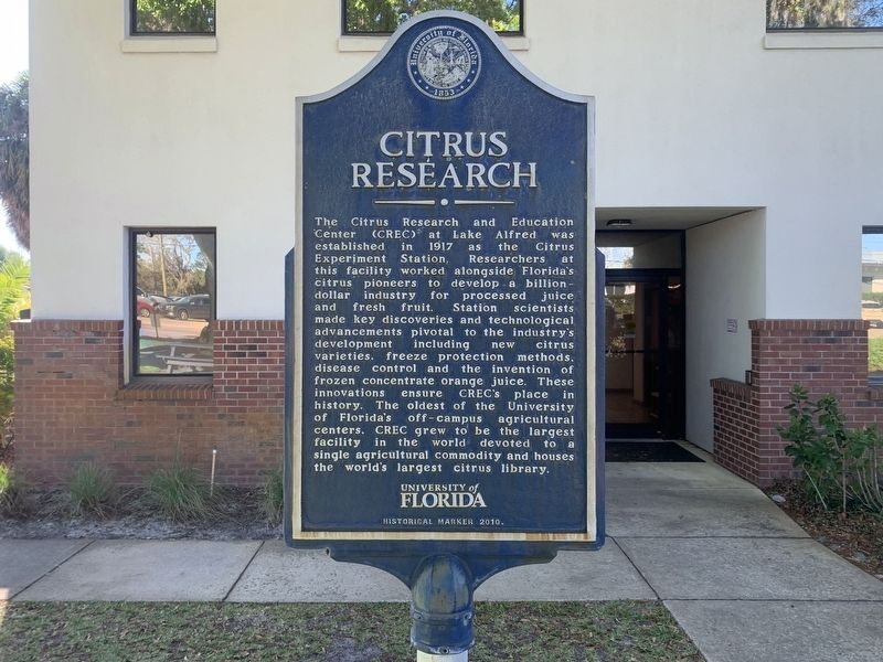 Citrus Research Marker image. Click for full size.