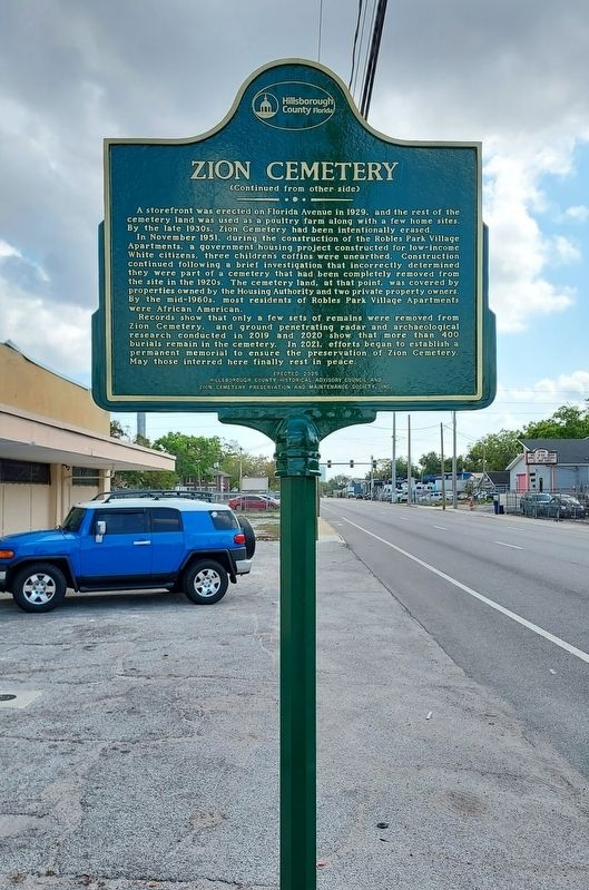 Zion Cemetery Marker image. Click for full size.