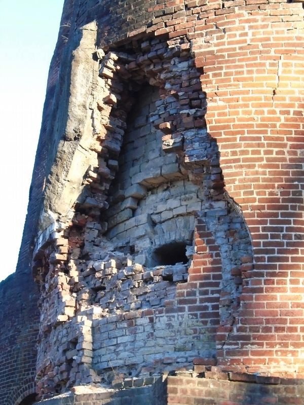 Kiln Damage Needing Preservation image. Click for full size.