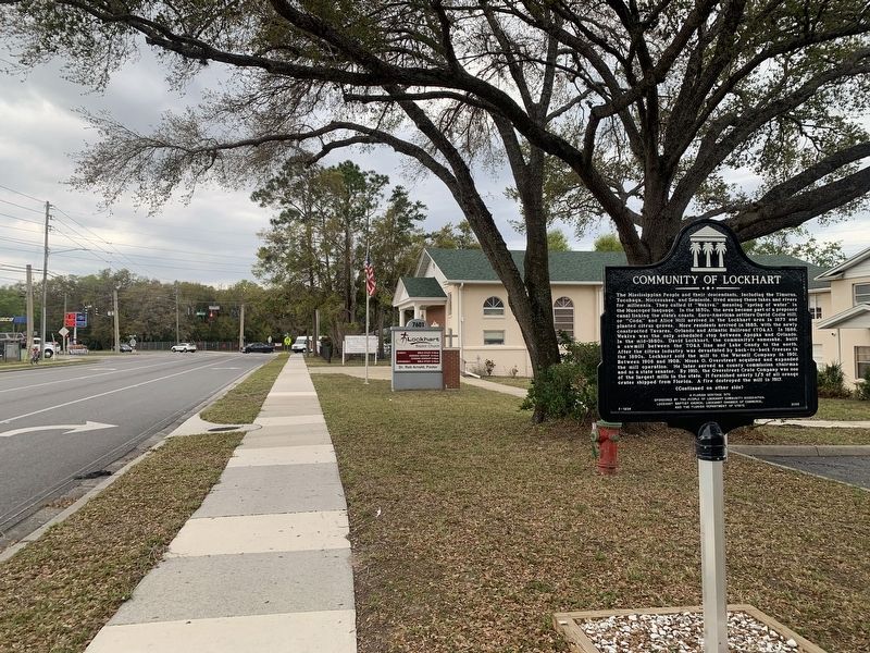 Community of Lockhart Marker image. Click for full size.