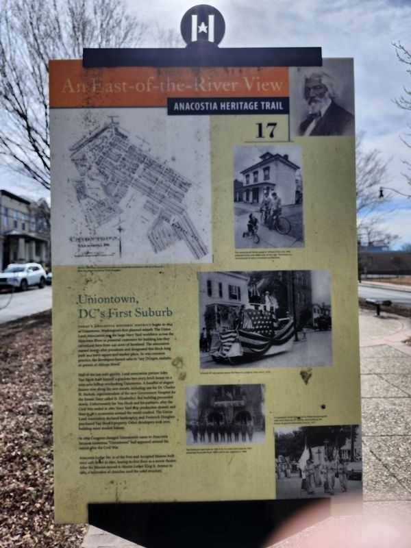 Uniontown, DC's First Suburb Marker image. Click for full size.