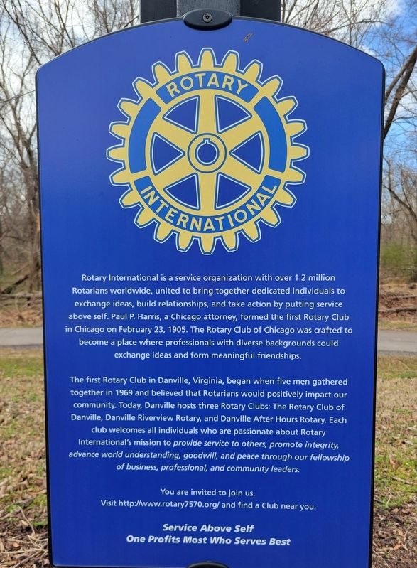 Rotary International Marker image. Click for full size.