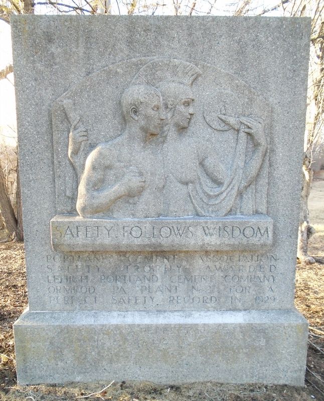 Safety Follows Wisdom Marker image. Click for full size.