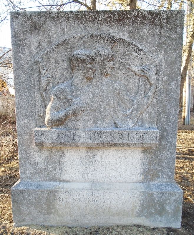 Safety Follows Wisdom Marker image. Click for full size.