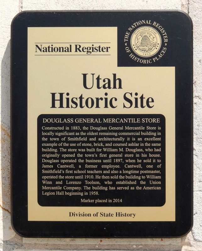 Douglass General Mercantile Store Marker image. Click for full size.