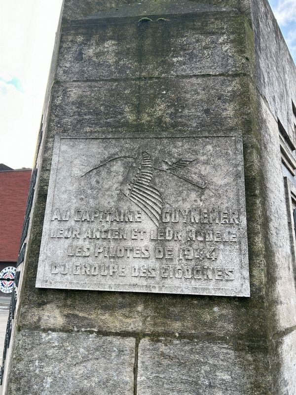 Third Side of the Guynemer Monument. Click for full size. Third Side of the Guynemer Monument image. Click for full size.