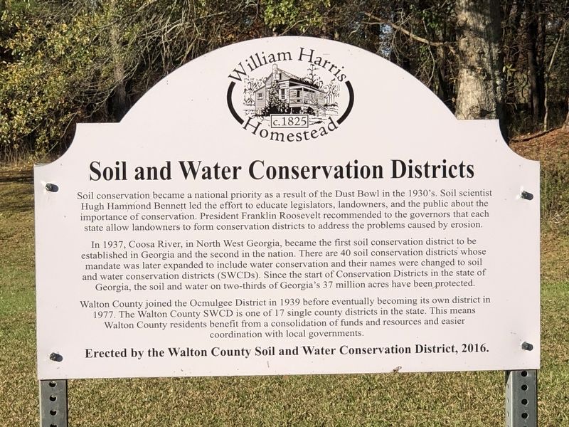 Soil and Water Conservation Districts Marker image. Click for full size.