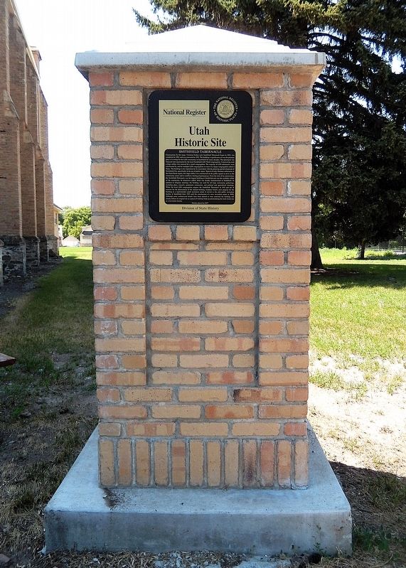 Smithfield Tabernacle Marker. Click for full size. Smithfield Tabernacle Marker image. Click for full size.