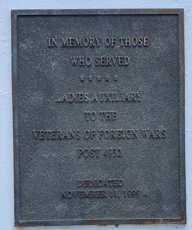 Veterans Memorial Marker image. Click for full size.