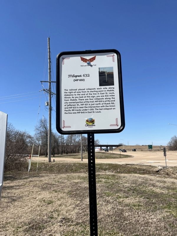 Milepost 632 Marker image. Click for full size.