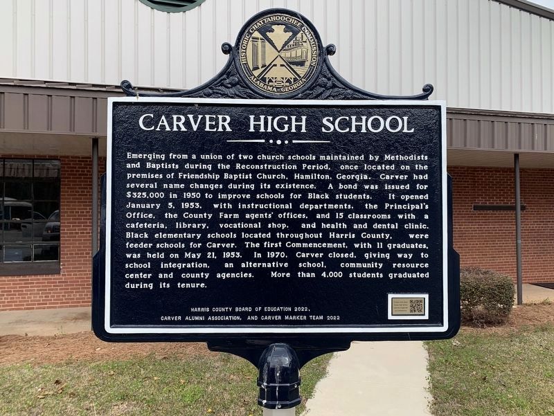 Carver High School Marker image. Click for full size.