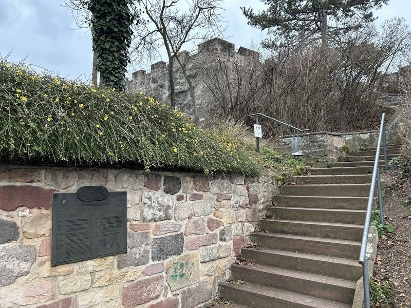 Der Eckartsberg im 17. Jahrhundert Marker image. Click for full size.