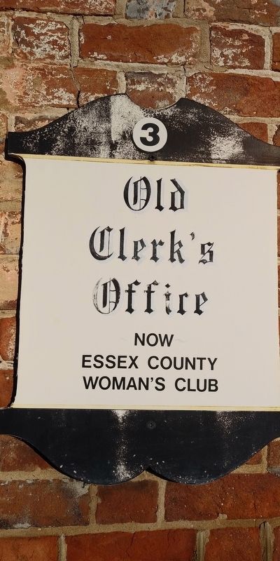 Old Clerk's Office Marker. Click for full size. Old Clerk's Office Marker image. Click for full size.