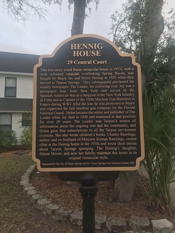 Hennig House Marker image. Click for full size.