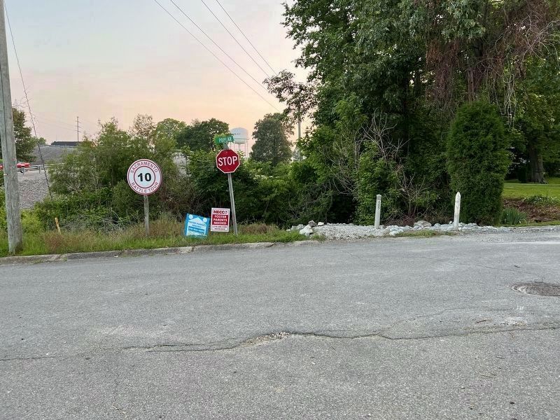 Forrest Reconnoitered Marker has been removed. image. Click for full size.